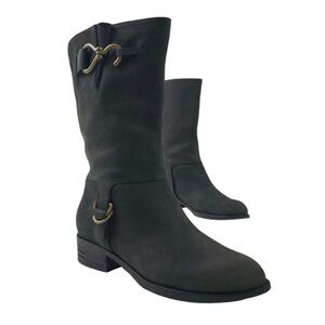 Cole Haan black leather boot